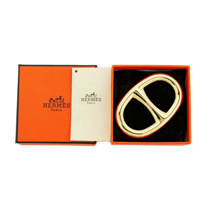 Hermes Scarf Ring Chaine D'ancre Permanent Brass Gold Color Accessories