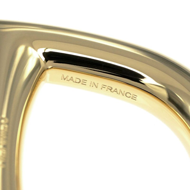 Hermes Scarf Ring Chaine D'ancre Permanent Brass Gold Color Accessories