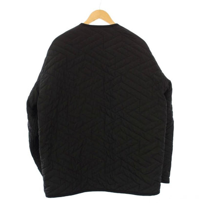 Versace LA Greca Logo Quilted Jacket Reversible 46 Black 1006663 KH
