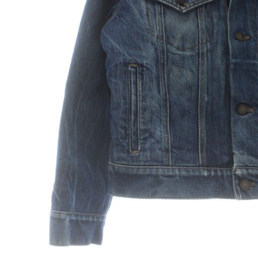 Saint Laurent Paris Denim Jacket Boa Jacket G Jean Outerwear Logo Patch M