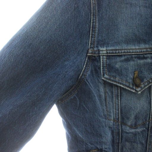 Saint Laurent Paris Denim Jacket Boa Jacket G Jean Outerwear Logo Patch M