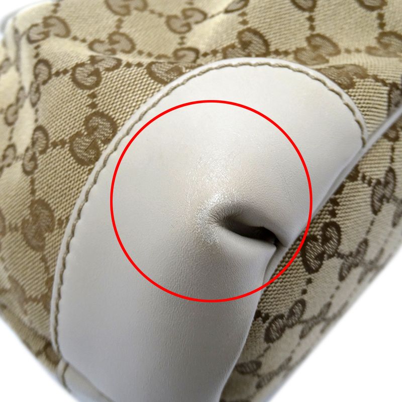 Gucci Bag Women's Brand Handbag Shoulder Bag 2way GG Canvas Sookie Beige Brown