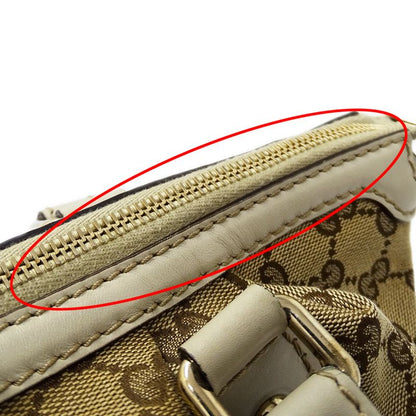Gucci Bag Women's Brand Handbag Shoulder Bag 2way GG Canvas Sookie Beige Brown