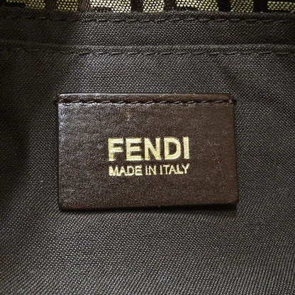 Fendi Bag Ladies Brand Handbag Zucchino Canvas Brown Mini Bag Micro Bag Small