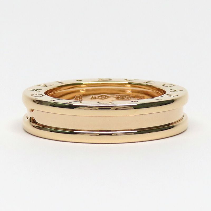 Bvlgari B Zero One 1 Band Ring 48 750 18K Pink Gold Pink Gold Jewelry