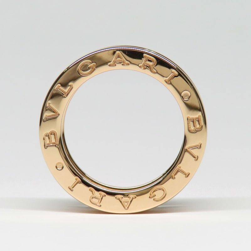 Bvlgari B Zero One 1 Band Ring 48 750 18K Pink Gold Pink Gold Jewelry