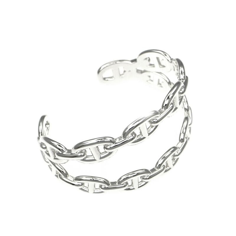 Hermes Chaine D'ancre Double Bracelet ST Ag925 Silver - Accessories -