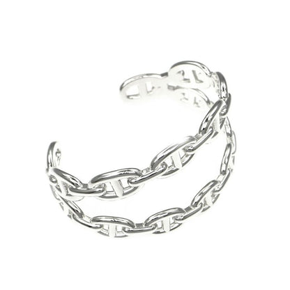 Hermes Chaine D'ancre Double Bracelet ST Ag925 Silver - Accessories -
