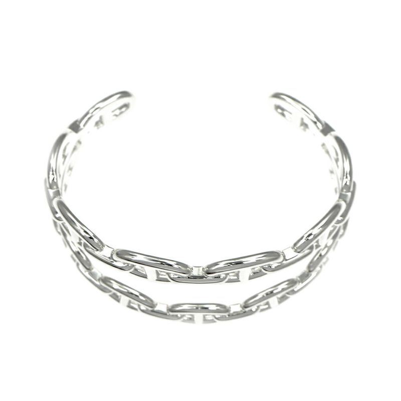Hermes Chaine D'ancre Double Bracelet ST Ag925 Silver - Accessories -