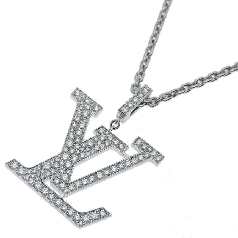 Louis Vuitton Necklace Pendant LV Xl