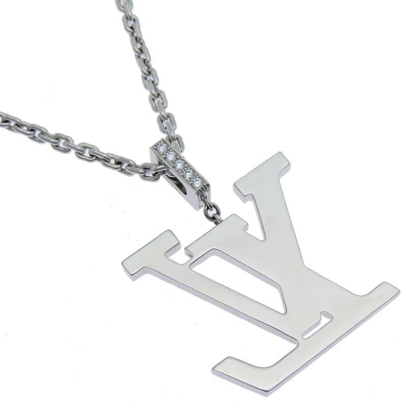 Louis Vuitton Necklace Pendant LV Xl