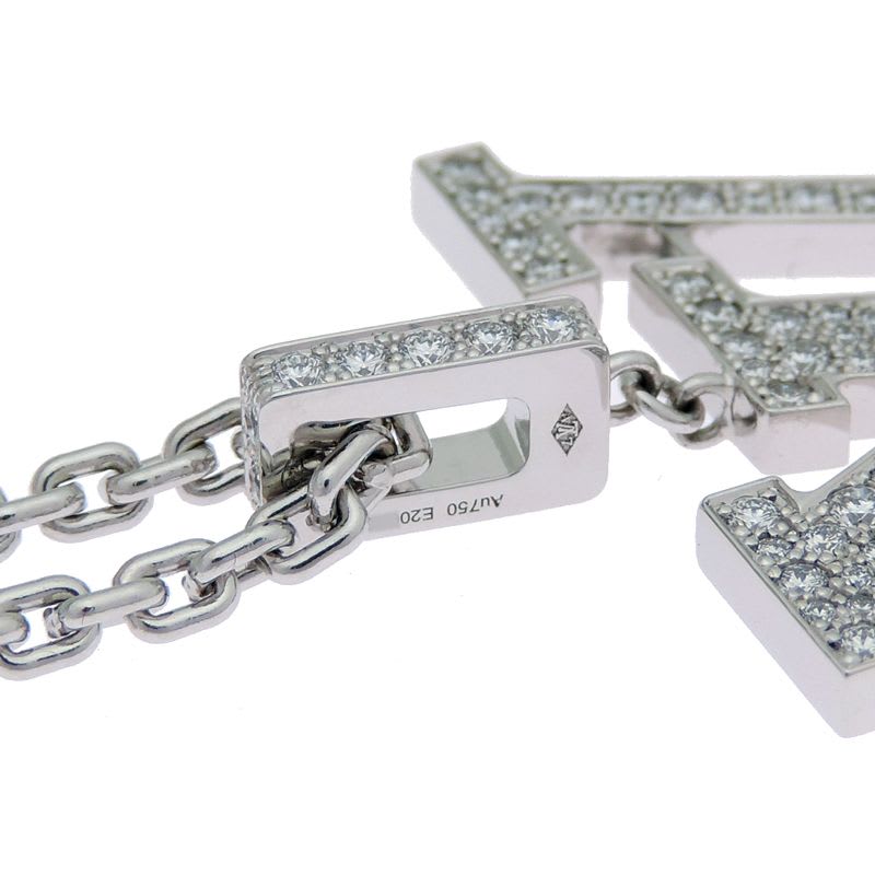 Louis Vuitton Necklace Pendant LV Xl