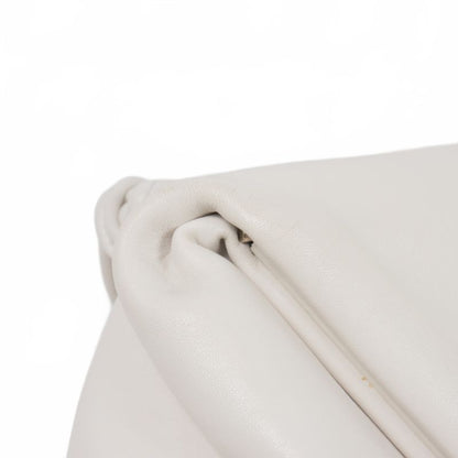 Bottega Veneta Triangle Clutch BAG Triangle Clutch Bag Leather White