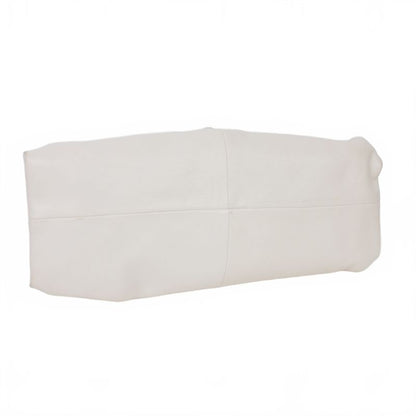 Bottega Veneta Triangle Clutch BAG Triangle Clutch Bag Leather White