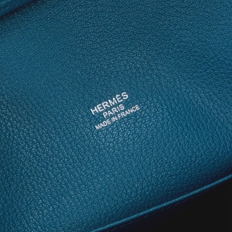 Hermes Plume Dock 38 Plume Dock 38 Bag Business Bag Briefcase Evercolor Blue