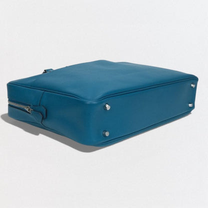 Hermes Plume Dock 38 Plume Dock 38 Bag Business Bag Briefcase Evercolor Blue