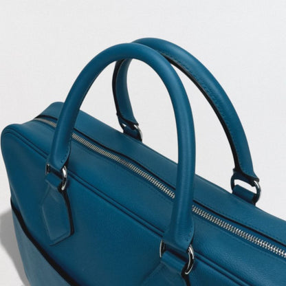 Hermes Plume Dock 38 Plume Dock 38 Bag Business Bag Briefcase Evercolor Blue