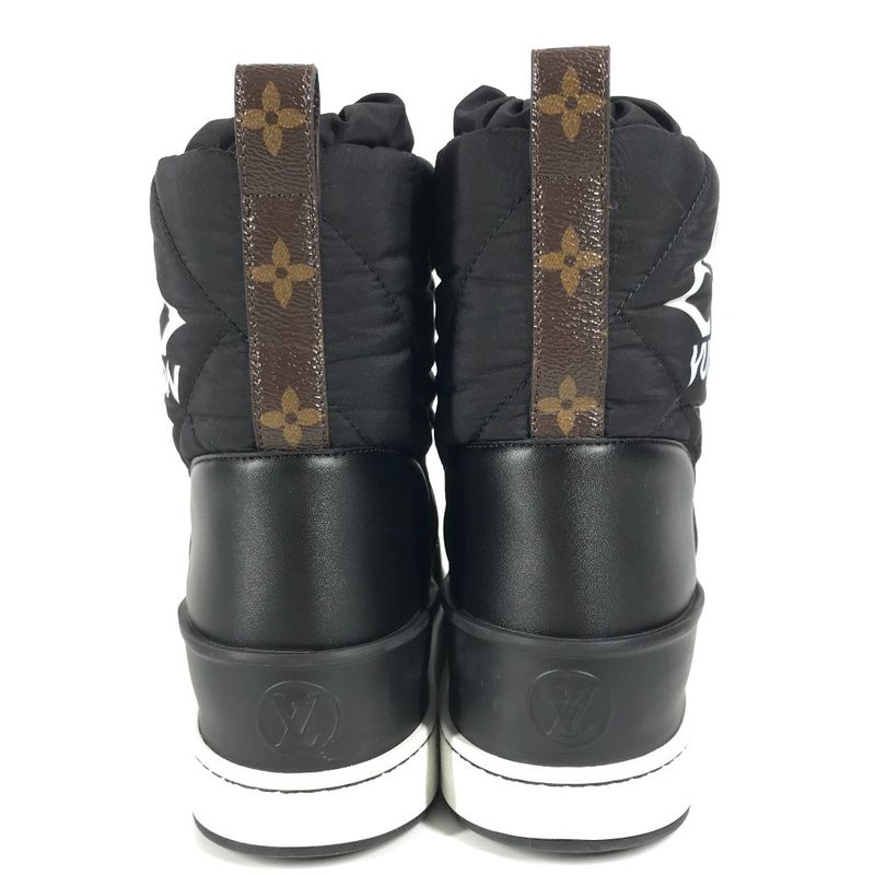 Louis Vuitton Boots LV Logo Snow Boots Short Boots 36 Black