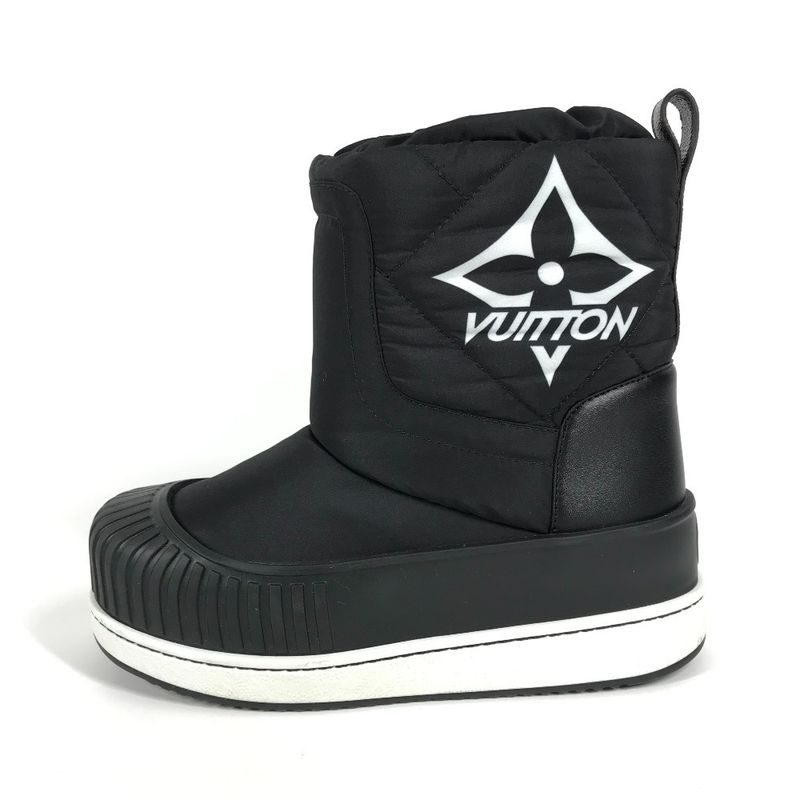 Louis Vuitton Boots LV Logo Snow Boots Short Boots 36 Black