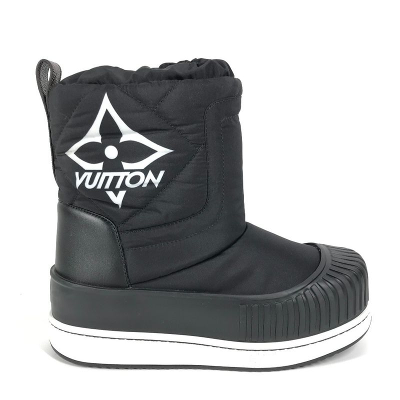 Louis Vuitton Boots LV Logo Snow Boots Short Boots 36 Black