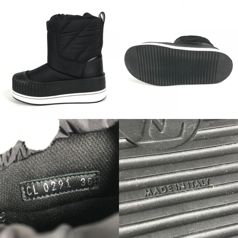Louis Vuitton Boots LV Logo Snow Boots Short Boots 36 Black