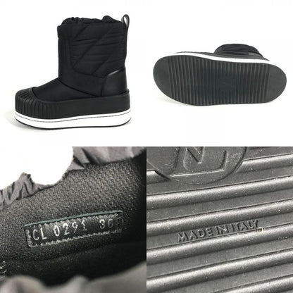 Louis Vuitton Boots LV Logo Snow Boots Short Boots 36 Black