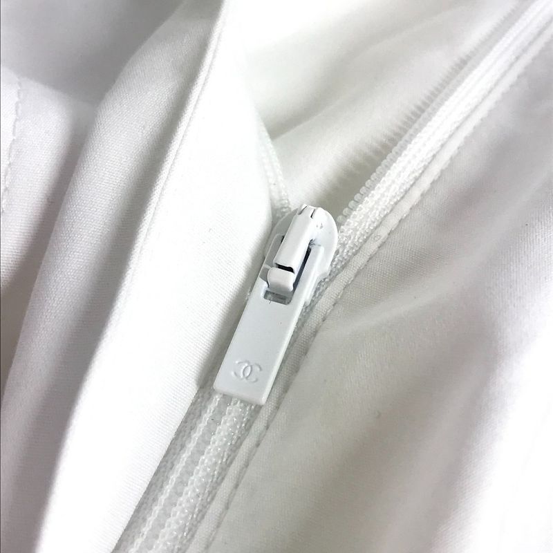 Chanel Shorts CC Logo Button P63229 Polyester White