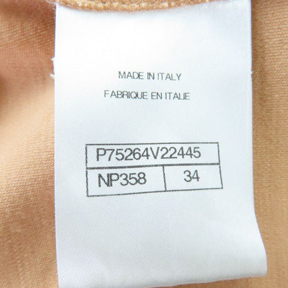 Chanel 22SS 23A P75264v22445 100% Wool Coco Mark Bead Decoration Cropped Top