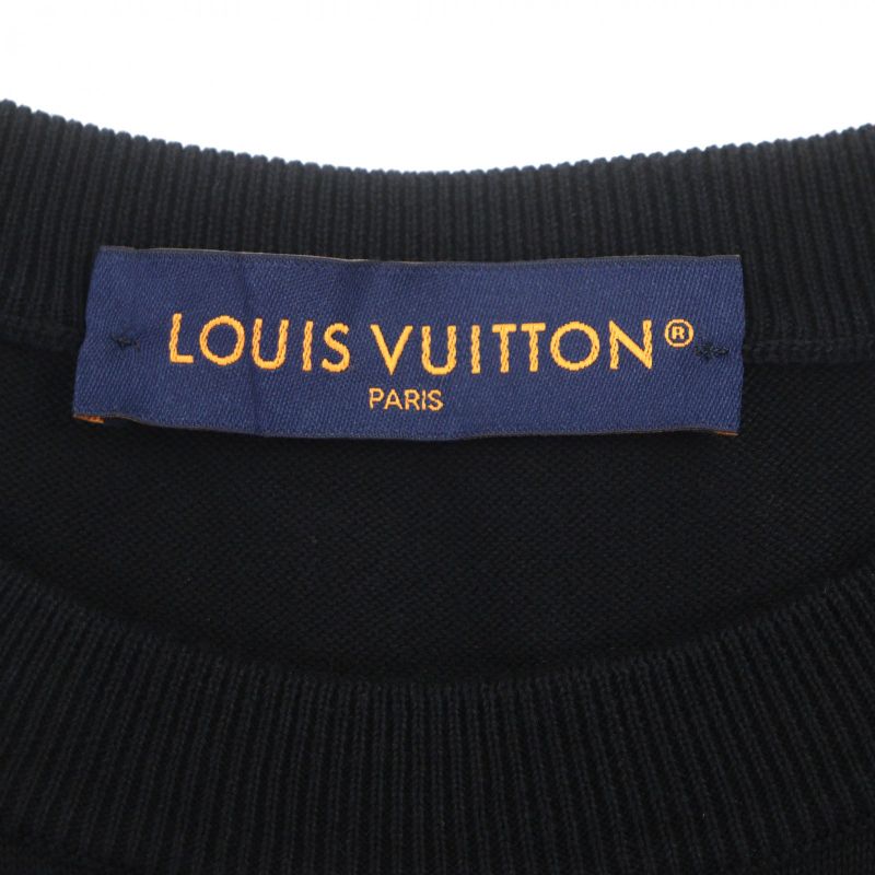 Louis Vuitton 23SS Sporty Line 100% Cotton Logo Short Sleeve Short Sleeve Knit
