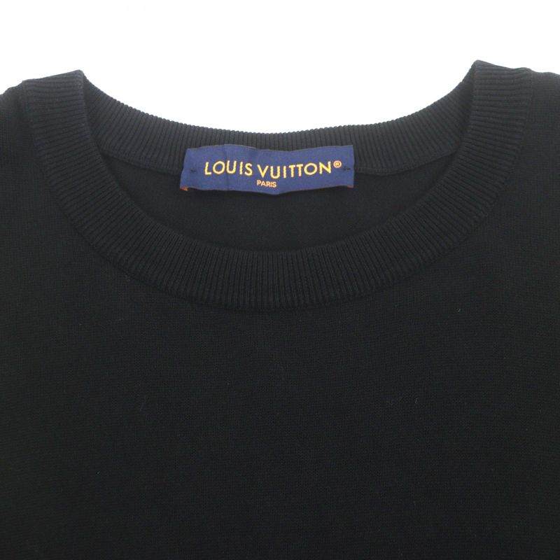 Louis Vuitton 23SS Sporty Line 100% Cotton Logo Short Sleeve Short Sleeve Knit