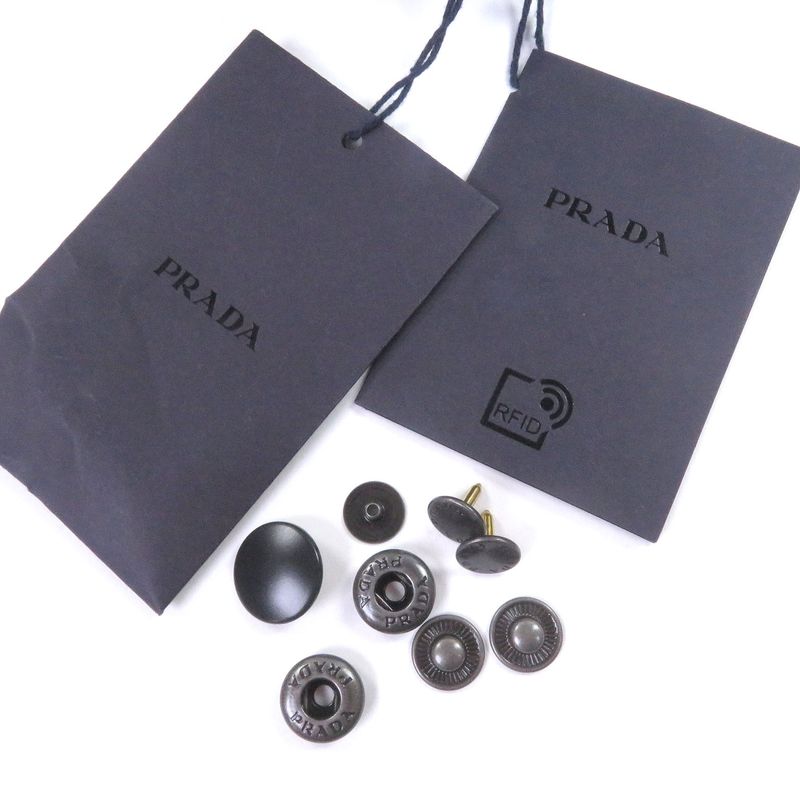 Prada Adidas Sgb937 Re-nylon Three Stripes Triangle Logo Bench Coat Black 48