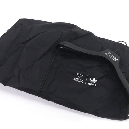 Prada Adidas Sgb937 Re-nylon Three Stripes Triangle Logo Bench Coat Black 48