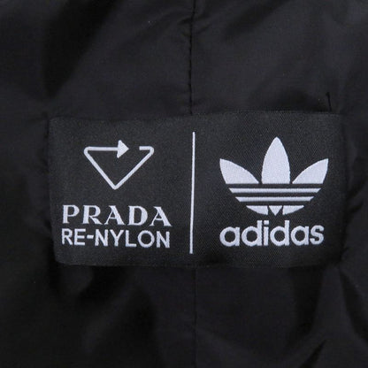 Prada Adidas Sgb937 Re-nylon Three Stripes Triangle Logo Bench Coat Black 48
