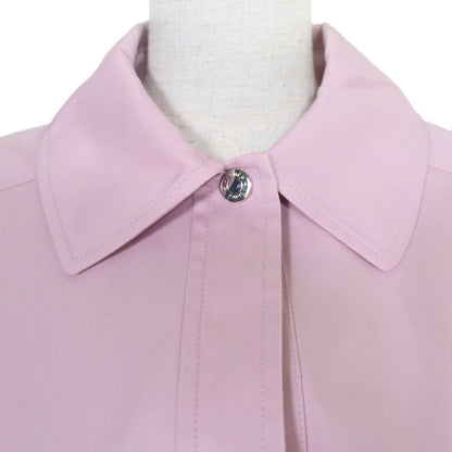 Hermes 22SS 2e01110d1 100% Cotton Silver Hardware Serie Button With Belt Spring