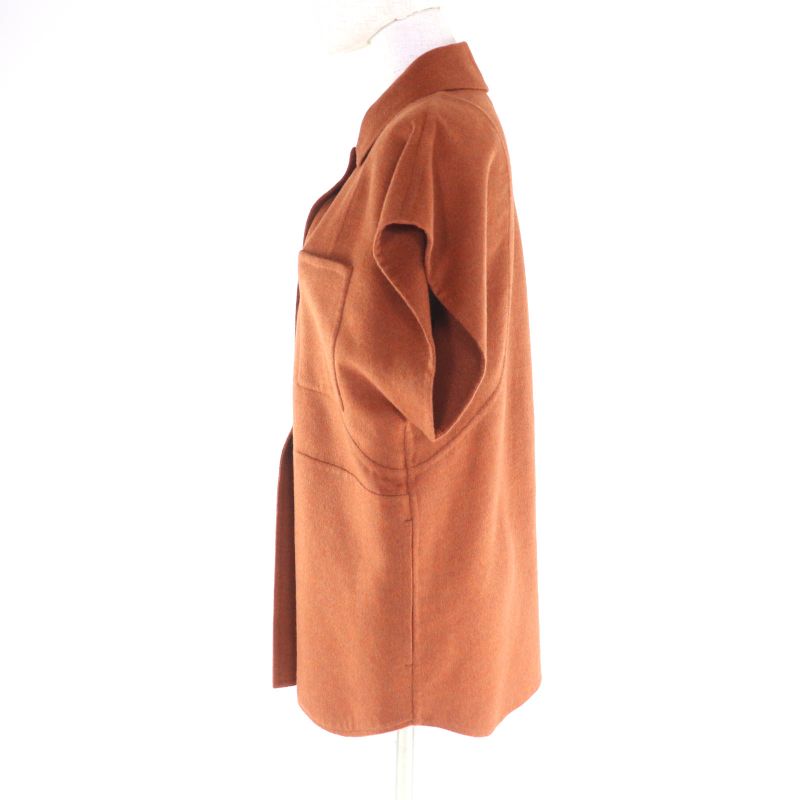 Hermes 25SS 5e0235dc 100% Cashmere Sleeveless Jacket With Crude Cell Buttons
