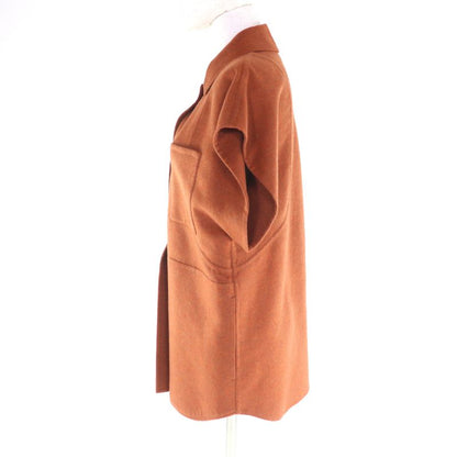 Hermes 25SS 5e0235dc 100% Cashmere Sleeveless Jacket With Crude Cell Buttons