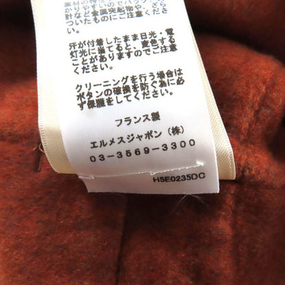 Hermes 25SS 5e0235dc 100% Cashmere Sleeveless Jacket With Crude Cell Buttons