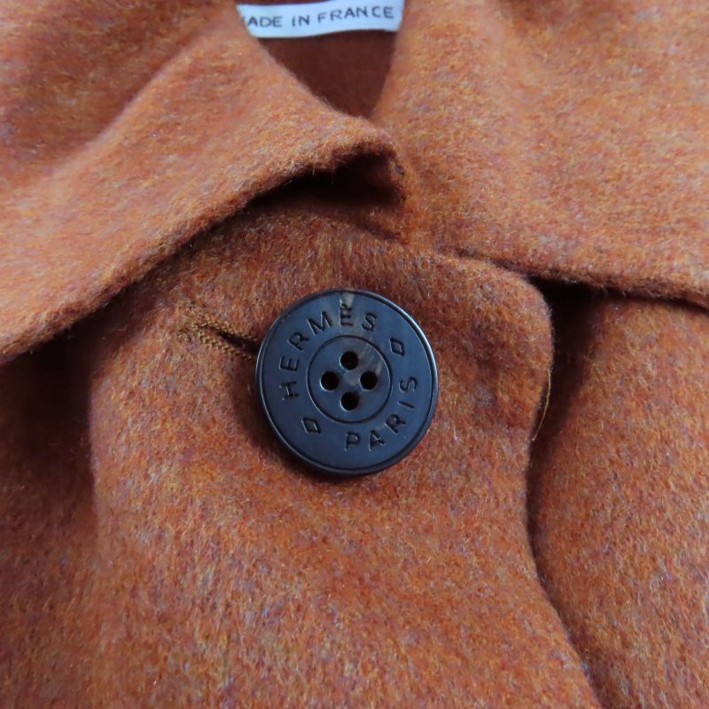 Hermes 25SS 5e0235dc 100% Cashmere Sleeveless Jacket With Crude Cell Buttons