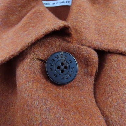 Hermes 25SS 5e0235dc 100% Cashmere Sleeveless Jacket With Crude Cell Buttons