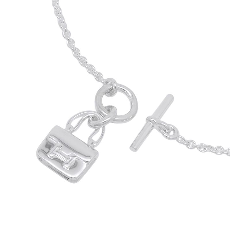 Hermes Necklace Amulet Constance Pendant Silver