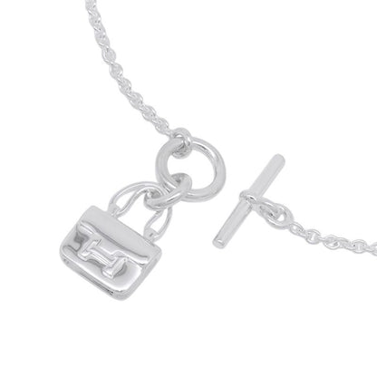 Hermes Necklace Amulet Constance Pendant Silver