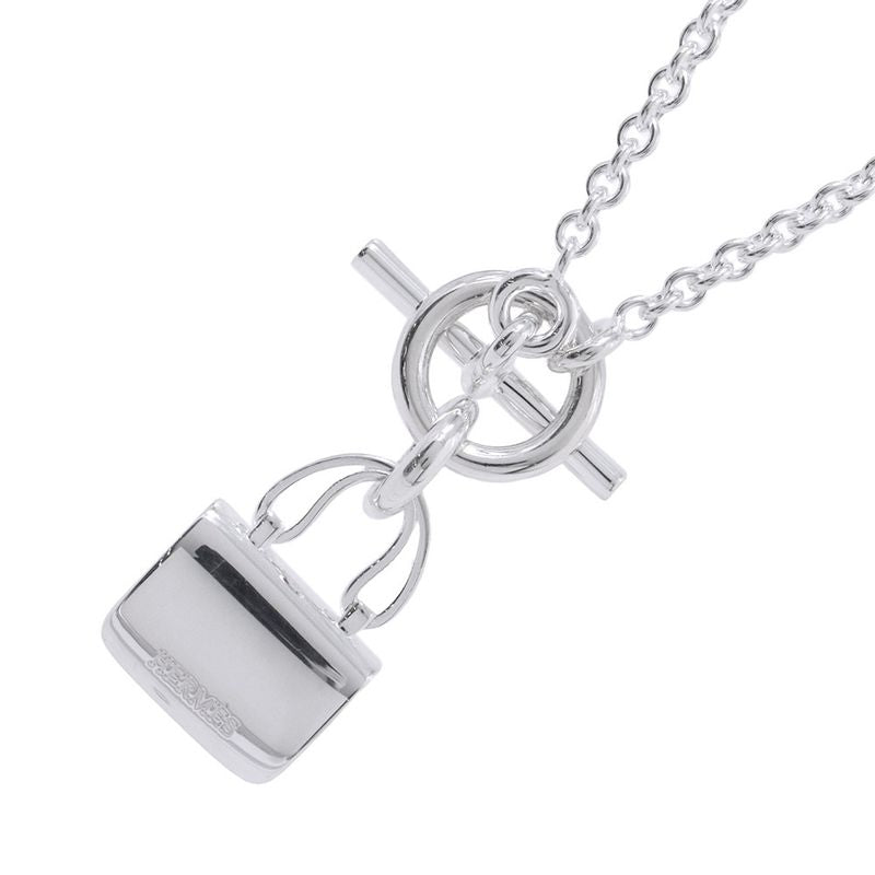 Hermes Necklace Amulet Constance Pendant Silver