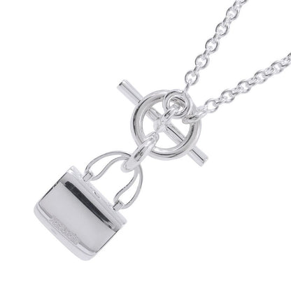 Hermes Necklace Amulet Constance Pendant Silver