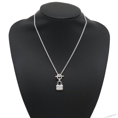 Hermes Necklace Amulet Constance Pendant Silver