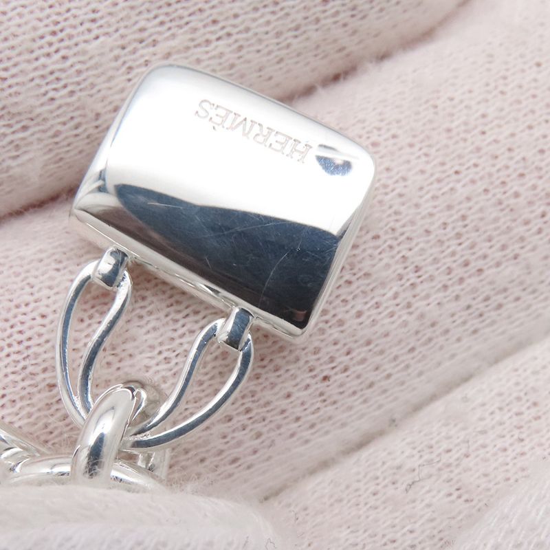 Hermes Necklace Amulet Constance Pendant Silver