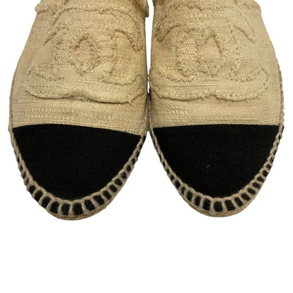 Chanel Coco Mark Espadrille Flat Shoes Size 36 23cm (9.06in) Equivalen