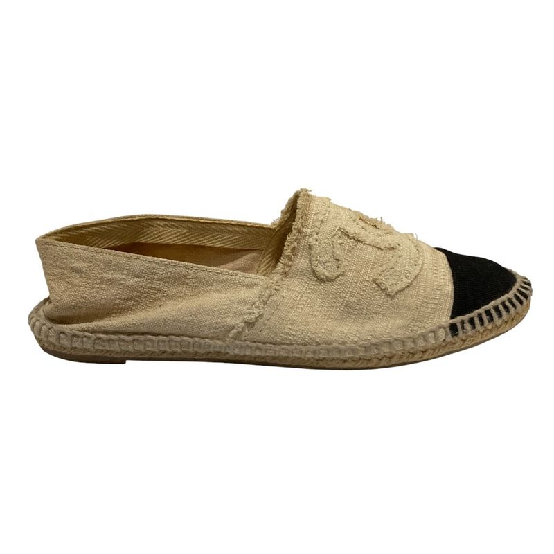 Chanel Coco Mark Espadrille Flat Shoes Size 36 23cm (9.06in) Equivalen