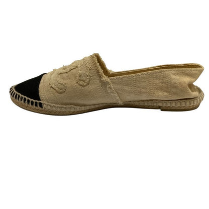 Chanel Coco Mark Espadrille Flat Shoes Size 36 23cm (9.06in) Equivalen