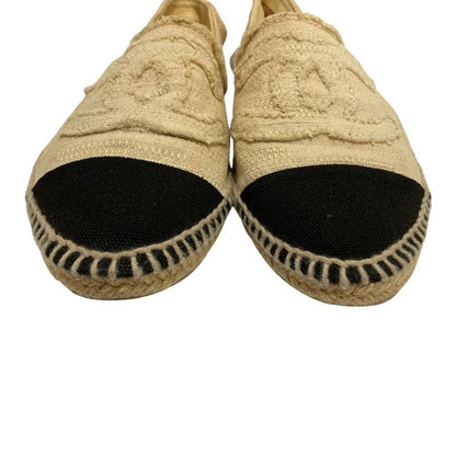 Chanel Coco Mark Espadrille Flat Shoes Size 36 23cm (9.06in) Equivalen