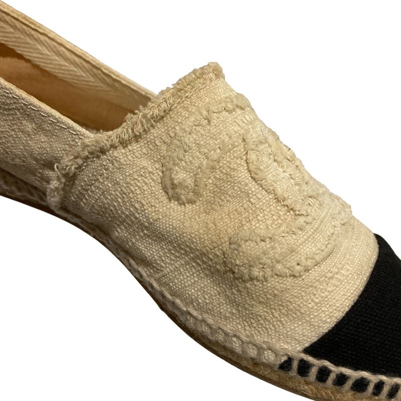 Chanel Coco Mark Espadrille Flat Shoes Size 36 23cm (9.06in) Equivalen